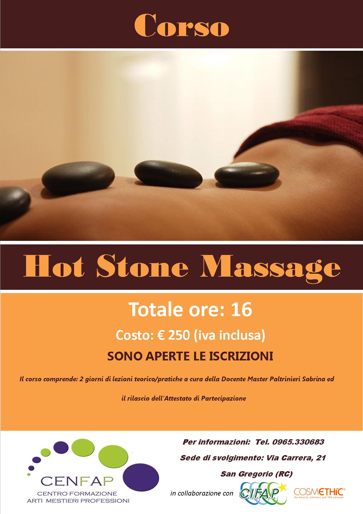 Corso Hot Stone Massage